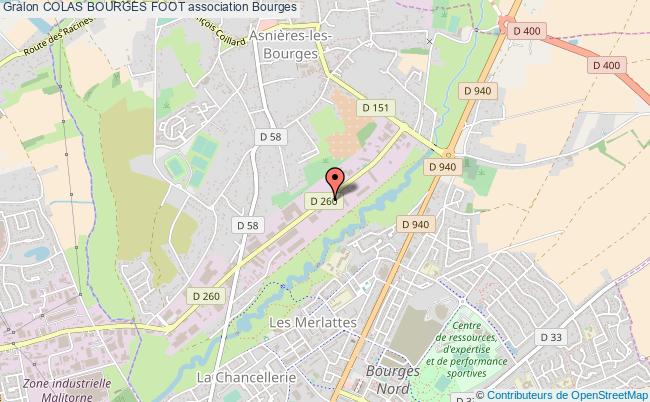 plan association Colas Bourges Foot Bourges