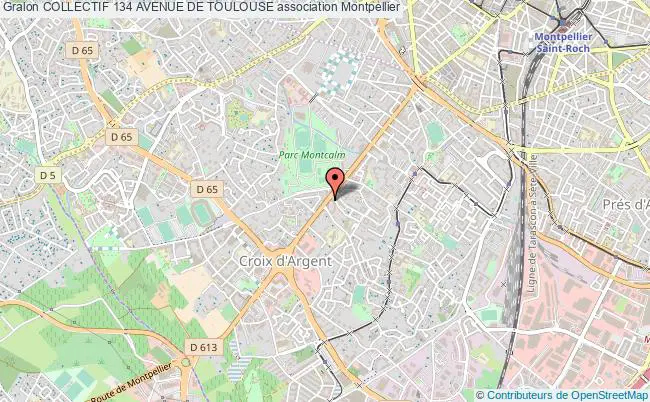 plan association Collectif 134 Avenue De Toulouse Montpellier