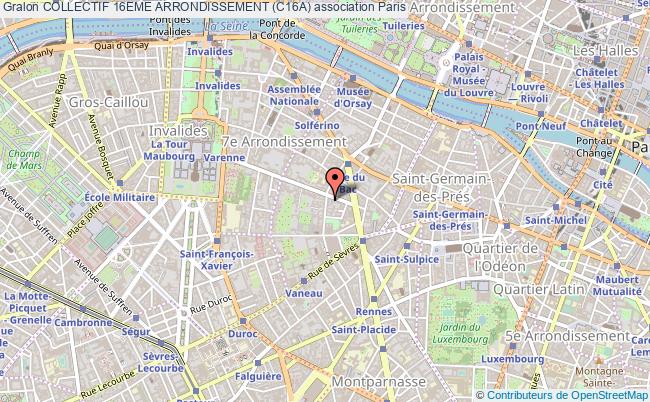 plan association Collectif 16eme Arrondissement (c16a) Paris