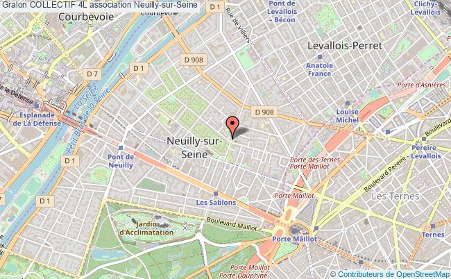 plan association Collectif 4l Neuilly-sur-Seine