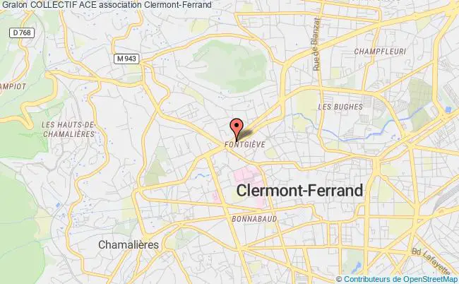 plan association Collectif Ace Clermont-Ferrand