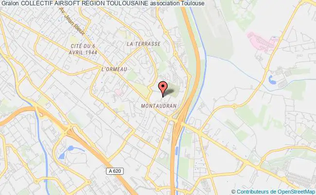 plan association Collectif Airsoft RÉgion Toulousaine Toulouse