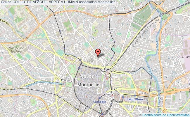 plan association Collectif Apache  Appel A Humain Montpellier