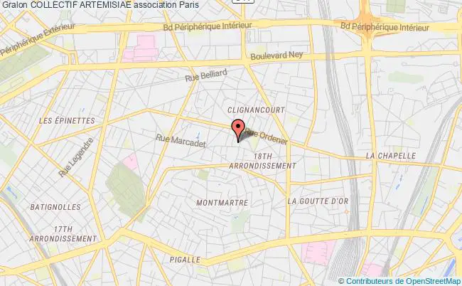 plan association Collectif Artemisiae Paris