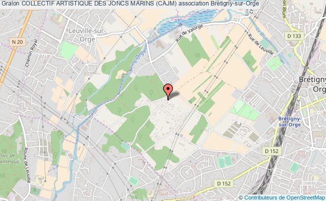 plan association Collectif Artistique Des Joncs Marins (cajm) Brétigny-sur-Orge