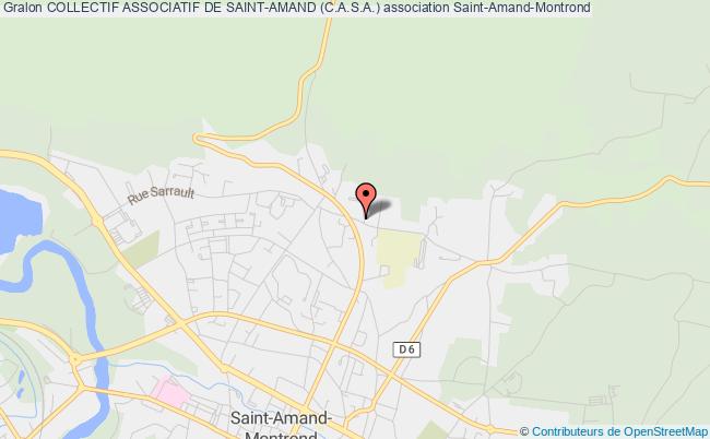 plan association Collectif Associatif De Saint-amand (c.a.s.a.) Saint-Amand-Montrond