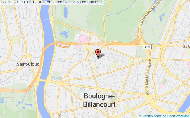 plan association Collectif Cabestan Boulogne-Billancourt