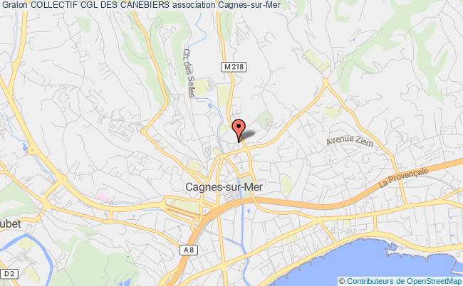plan association Collectif Cgl Des Canebiers Cagnes-sur-Mer