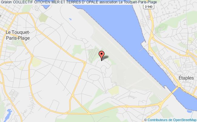 plan association Collectif Citoyen Mer Et Terres D' Opale Le Touquet-Paris-Plage