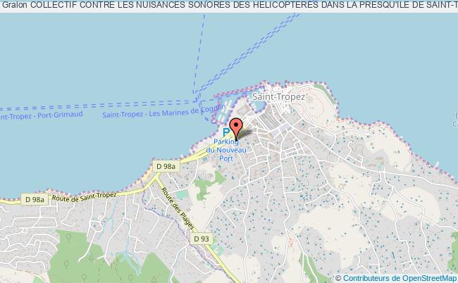 plan association Collectif Contre Les Nuisances Sonores Des Helicopteres Dans La Presqu'ile De Saint-tropez  Cnsh Saint-Tropez