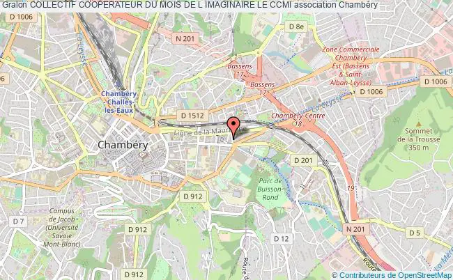 plan association Collectif Cooperateur Du Mois De L Imaginaire Le Ccmi Chambéry