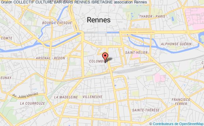 plan association Collectif Culture Bar-bars Rennes /bretagne Rennes