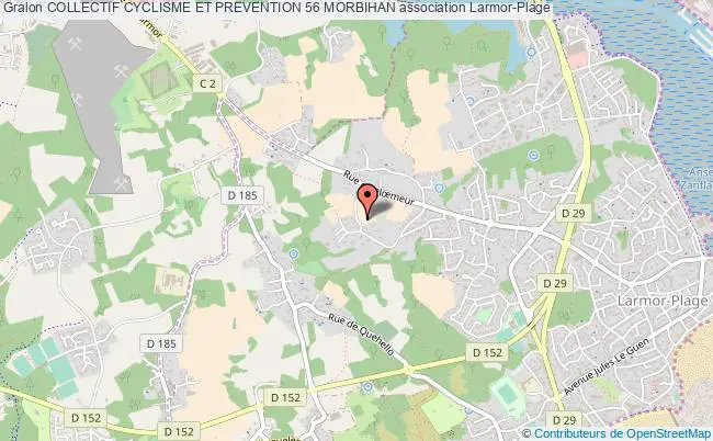 plan association Collectif Cyclisme Et Prevention 56 Morbihan Larmor-Plage