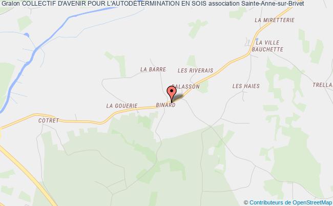 plan association Collectif D'avenir Pour L'autodÉtermination En Sois Sainte-Anne-sur-Brivet