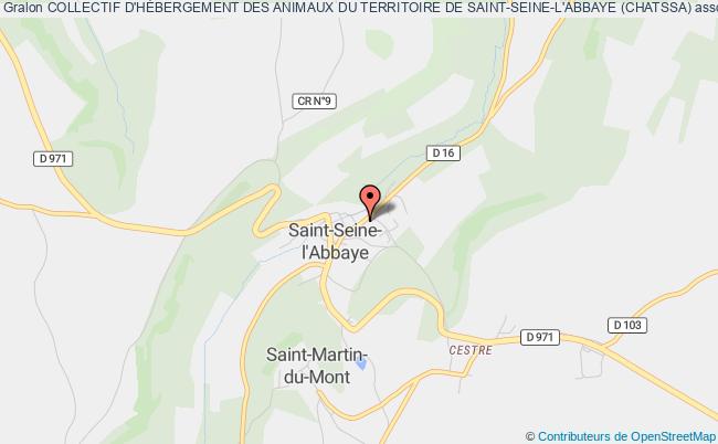 plan association Collectif D'hÉbergement Des Animaux Du Territoire De Saint-seine-l'abbaye (chatssa) Saint-Seine-l'Abbaye