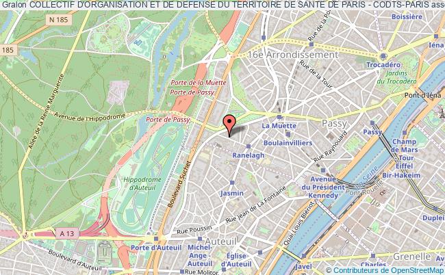 COLLECTIF D'ORGANISATION ET DE DEFENSE DU TERRITOIRE DE SANTE DE PARIS - CODTS-PARIS