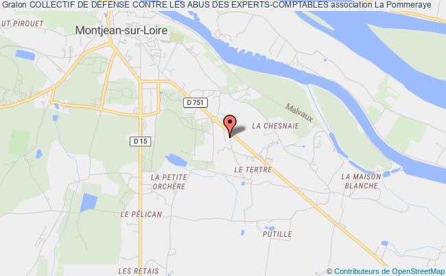 plan association Collectif De DÉfense Contre Les Abus Des Experts-comptables Mauges-sur-Loire