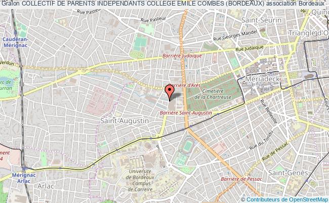 plan association Collectif De Parents Independants College Emile Combes (bordeaux) Bordeaux