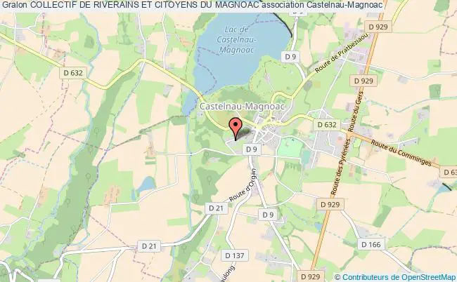plan association Collectif De Riverains Et Citoyens Du Magnoac Castelnau-Magnoac
