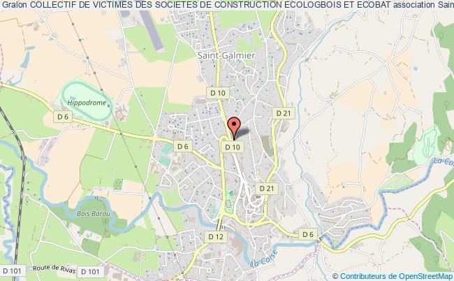 plan association Collectif De Victimes Des Societes De Construction Ecologbois Et Ecobat Saint-Galmier