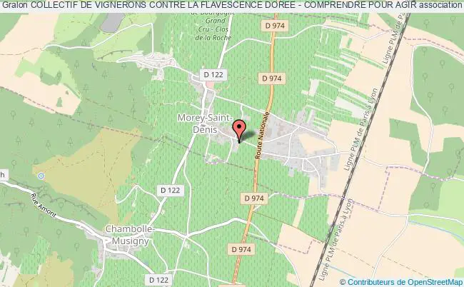 plan association Collectif De Vignerons Contre La Flavescence Doree - Comprendre Pour Agir Morey-Saint-Denis