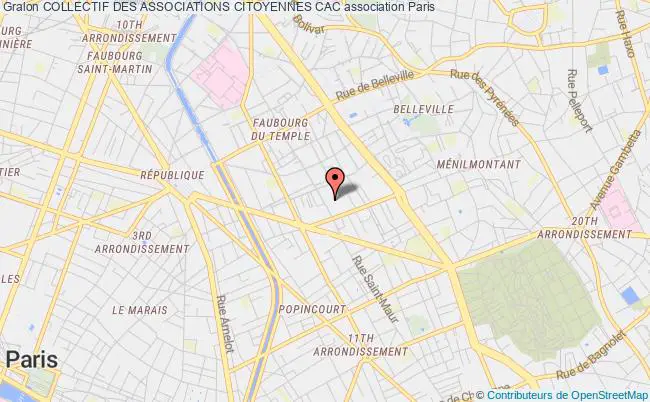 plan association Collectif Des Associations Citoyennes Cac Paris