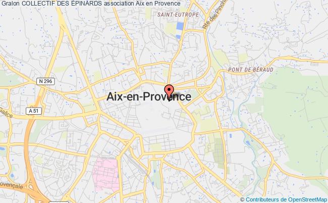 plan association Collectif Des Épinards Aix-en-Provence