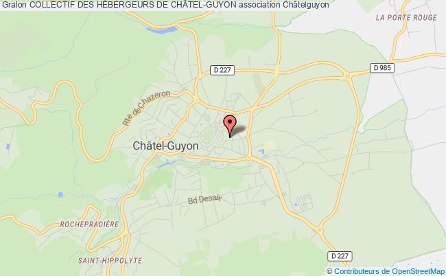 plan association Collectif Des HÉbergeurs De ChÂtel-guyon Châtel-Guyon