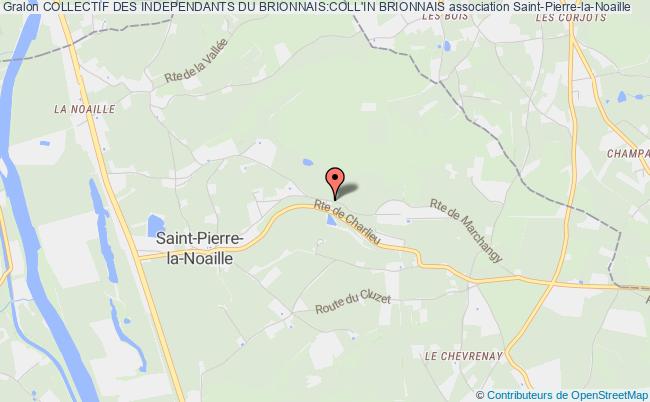 plan association Collectif Des Independants Du Brionnais:coll'in Brionnais Saint-Pierre-la-Noaille