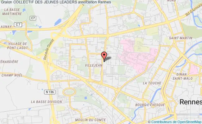 plan association Collectif Des Jeunes Leaders Rennes