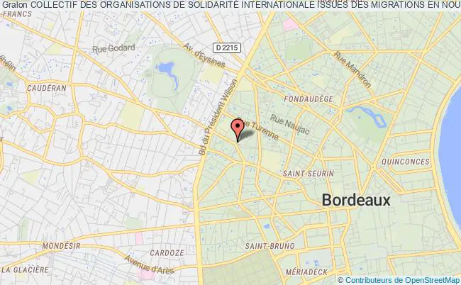 plan association Collectif Des Organisations De SolidaritÉ Internationale Issues Des Migrations En Nouvelle-aquitaine (cosim Nouvelle-aquitaine) Bordeaux