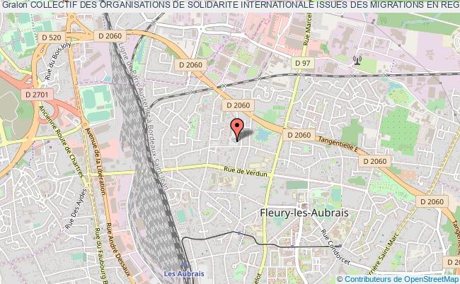 plan association Collectif Des Organisations De Solidarite Internationale Issues Des Migrations En Region Centre Fleury-les-Aubrais