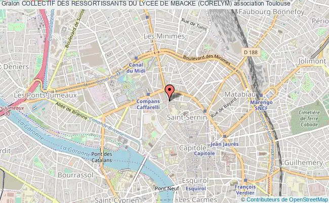 plan association Collectif Des Ressortissants Du Lycee De Mbacke (corelym) Toulouse