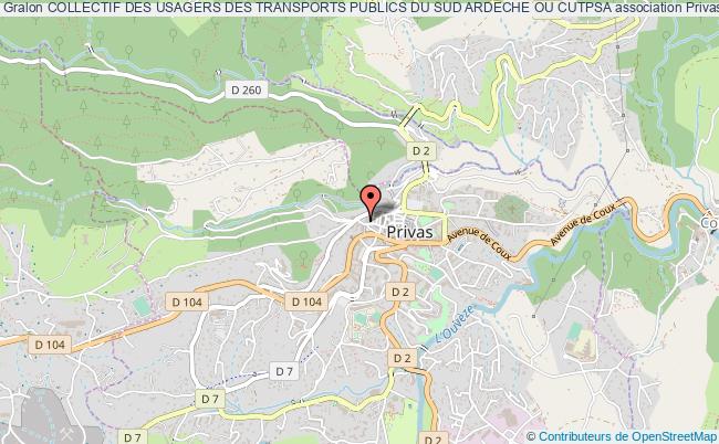 COLLECTIF DES USAGERS DES TRANSPORTS PUBLICS DU SUD ARDECHE OU CUTPSA