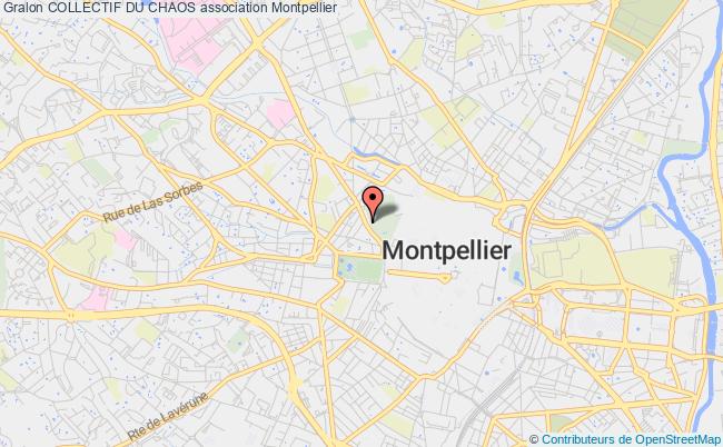 plan association Collectif Du Chaos Montpellier