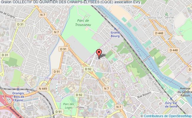 plan association Collectif Du Quartier Des Champs-elysees (cqce) Évry