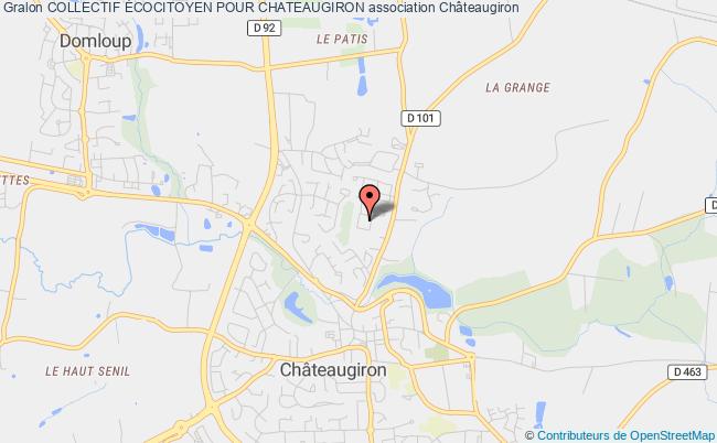 plan association Collectif Écocitoyen Pour Chateaugiron Châteaugiron