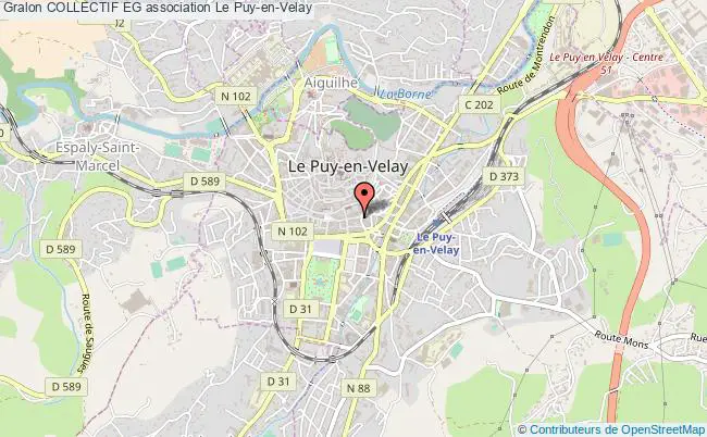 plan association Collectif Eg Le Puy-en-Velay