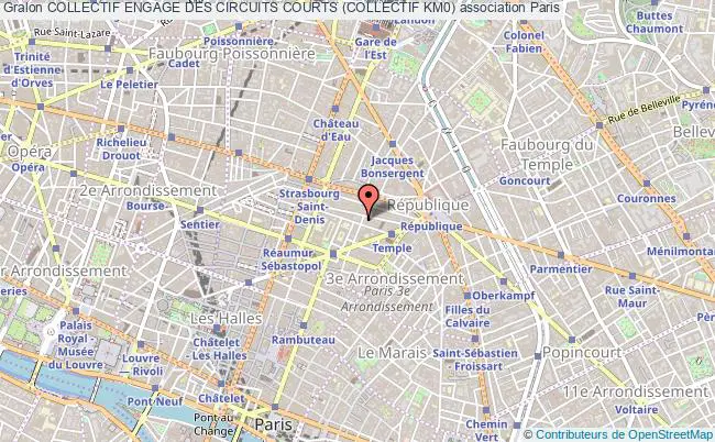 plan association Collectif Engage Des Circuits Courts (collectif Km0) Paris