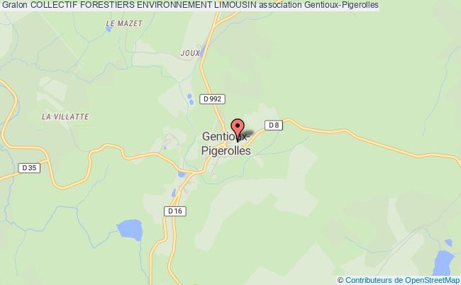 plan association Collectif Forestiers Environnement Limousin Gentioux-Pigerolles