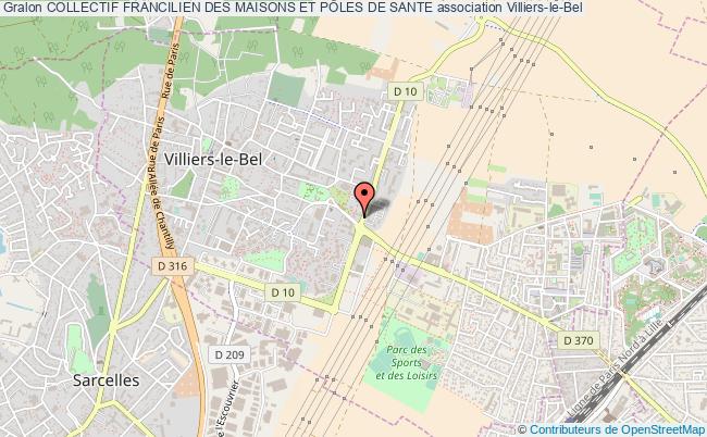 plan association Collectif Francilien Des Maisons Et PÔles De Sante Villiers-le-Bel