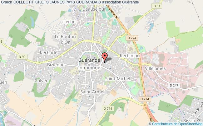 plan association Collectif Gilets Jaunes Pays GuÉrandais Guérande