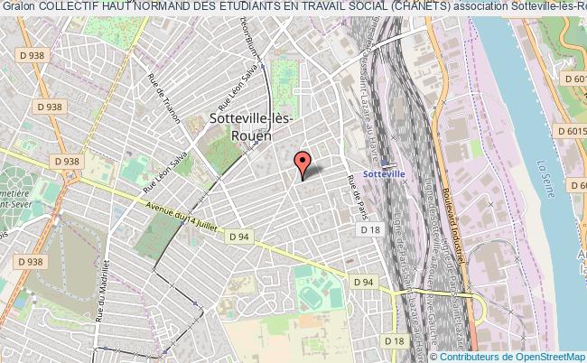 plan association Collectif Haut Normand Des Etudiants En Travail Social (chanets) Sotteville-lès-Rouen