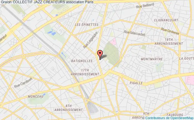 plan association Collectif Jazz Createurs Paris