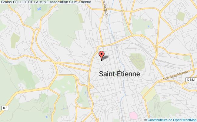 plan association Collectif La Mine Saint-Étienne
