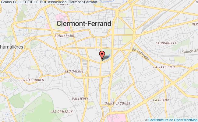 plan association Collectif Le Bol Clermont-Ferrand