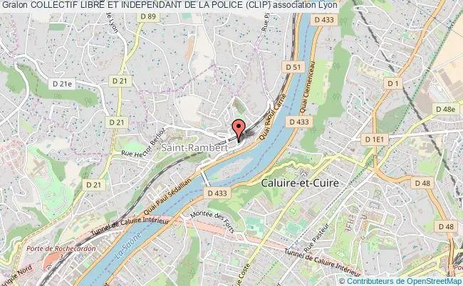 plan association Collectif Libre Et Independant De La Police (clip) Lyon