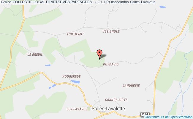 plan association Collectif Local D'initiatives PartagÉes - ( C.l.i.p) Salles-Lavalette