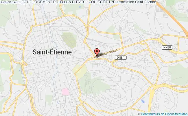 plan association Collectif Logement Pour Les ÉlÈves - Collectif Lpe Saint-Étienne