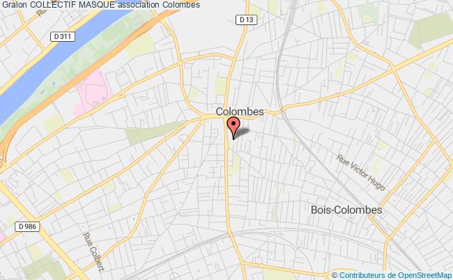 plan association Collectif Masque Colombes